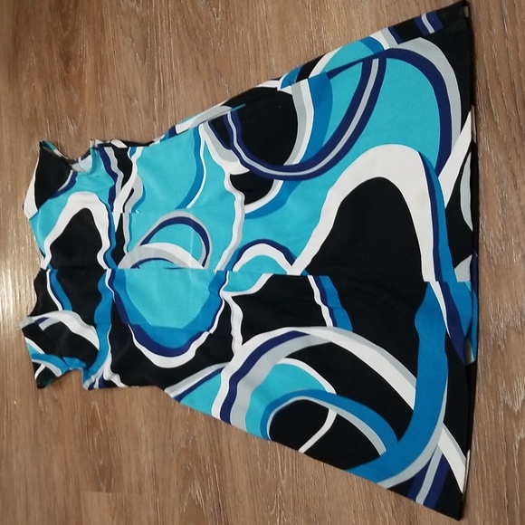 (8) AGB Dress Classy Business Casual Occasion Resortwear Abstract Whimsical - Picture 10 of 10